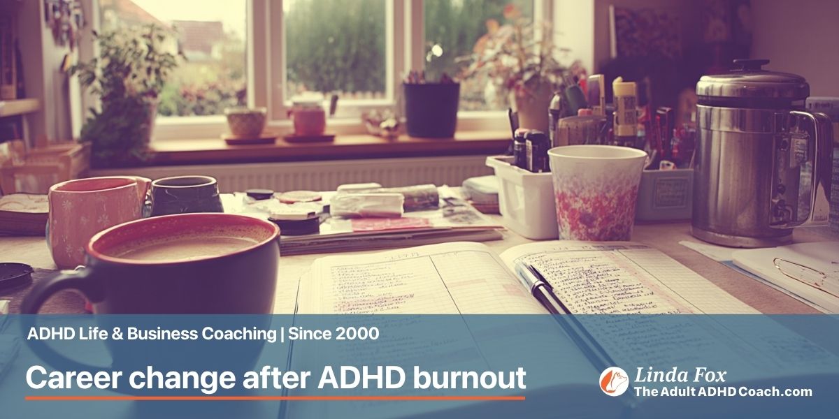 Career change after ADHD burnout: a quiet, considered moment of decision.