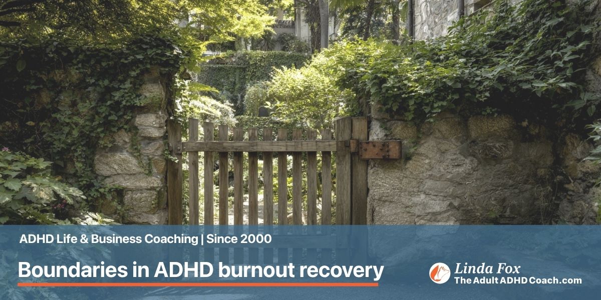 Saying no in ADHD burnout recovery: a phone face-down beside an open notebook in soft afternoon light, the pause before replying.