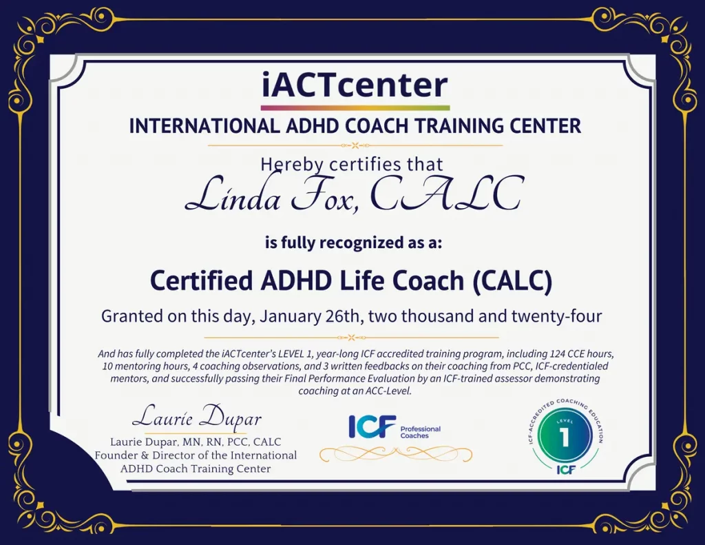 ADHD Life Coach Certificate