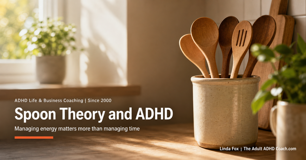 Spoon Theory for ADHD and AuDHD | The Adult ADHD Coach